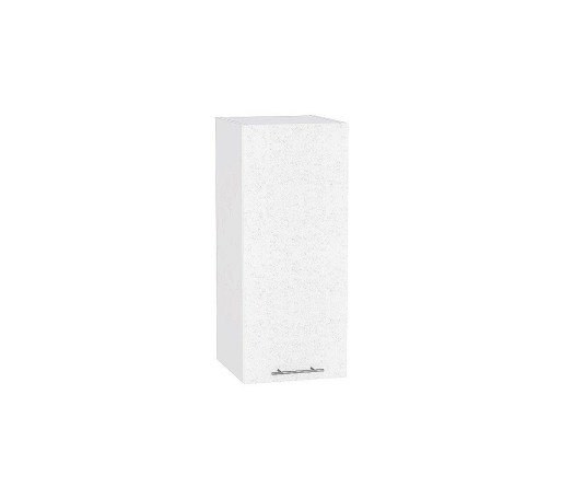 Шкаф верхний с 1-ой дверцей Валерия-М, цвет: Белый металлик