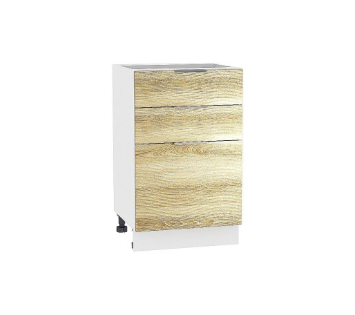 Шкаф нижний с 3-мя ящиками Терра W, цвет: Ель Карпатская