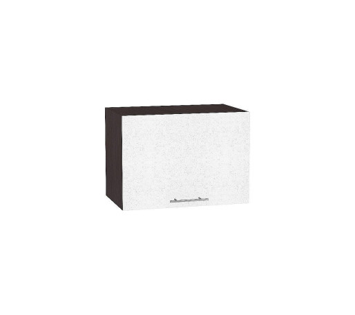 Шкаф верхний горизонтальный глубокий Валерия-М, цвет: Белый металлик