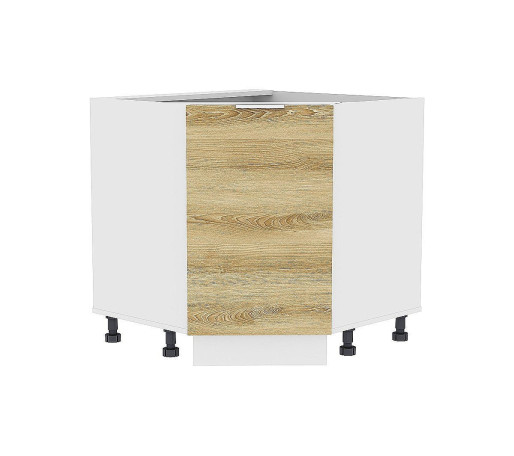 Шкаф нижний угловой (трапеция) Терра, цвет: Ель Карпатская