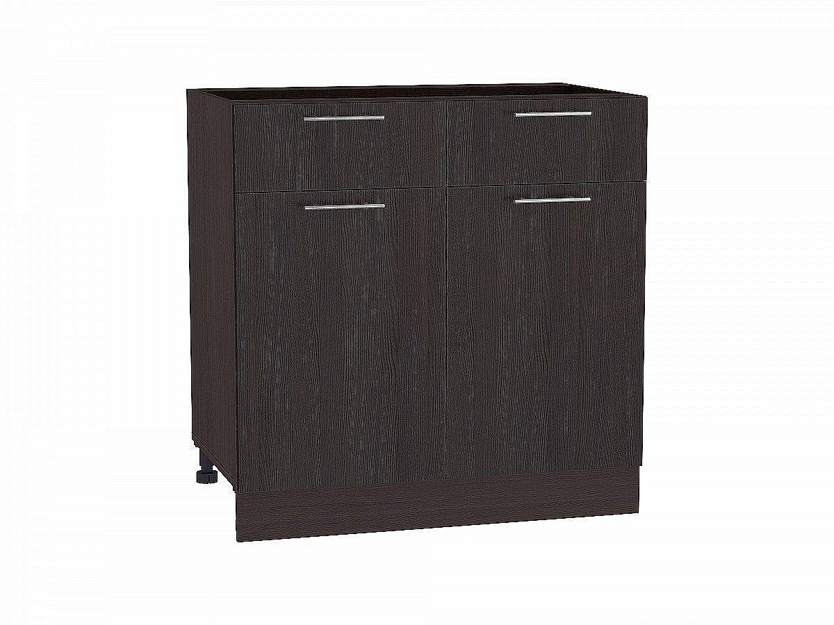 Шкаф нижний с 2-мя дверцами и 2-мя ящиками Валерия-М, цвет: Венге Шкаф нижний с 2-мя дверцами и 2-мя ящиками Валерия-М, цвет: Венге