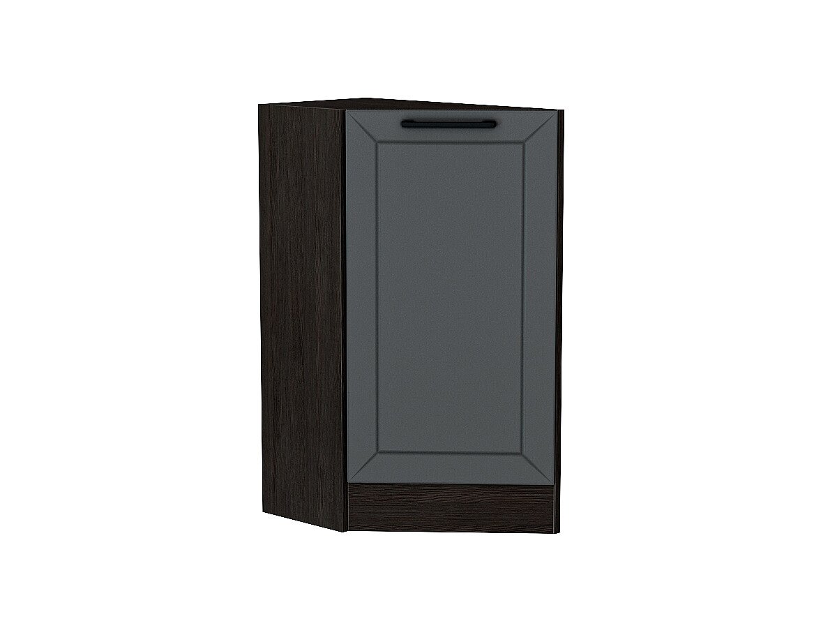 Шкаф нижний торцевой Глетчер, цвет: Маренго Силк Шкаф нижний торцевой Глетчер, цвет: Маренго Силк