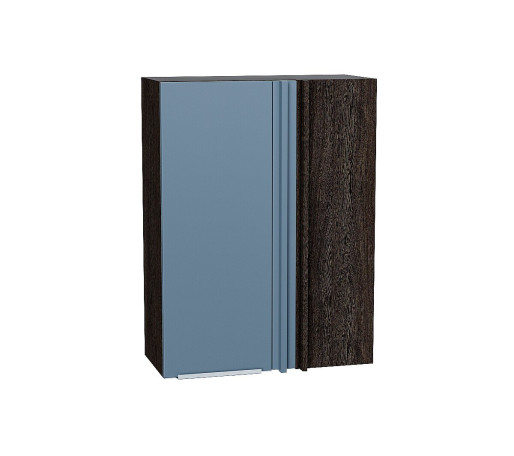 Шкаф верхний прямой угловой Фьюжн, цвет: Silky Blue