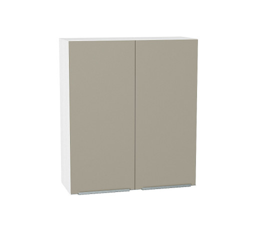 Шкаф верхний с 2-мя дверцами Фьюжн, цвет: Silky Grey