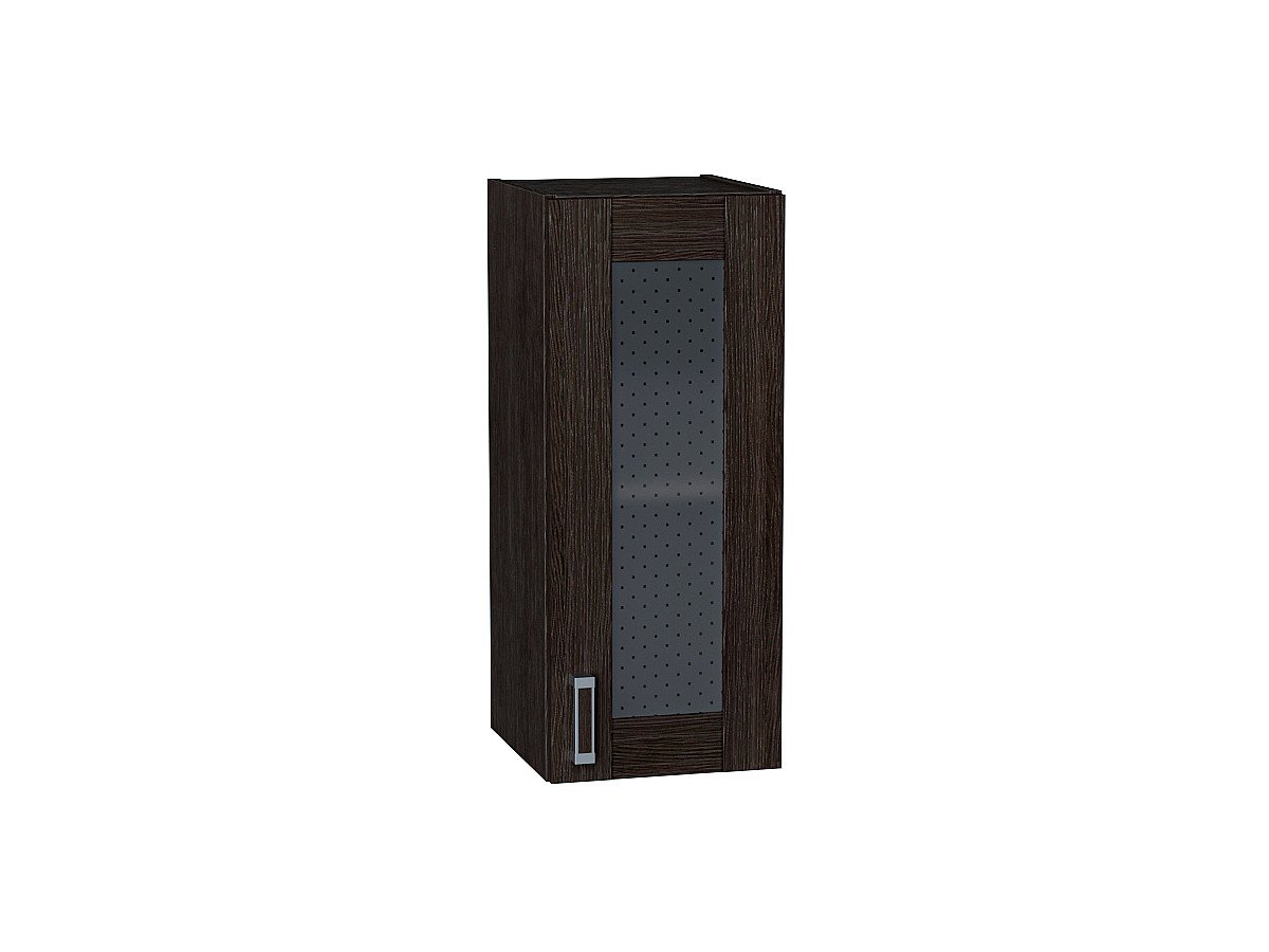 Шкаф верхний с 1-ой остекленной дверцей Лофт, цвет: Wenge Veralinga Шкаф верхний с 1-ой остекленной дверцей Лофт, цвет: Wenge Veralinga