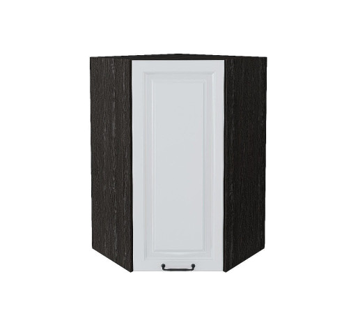 Шкаф верхний угловой Ницца, цвет: Blanco