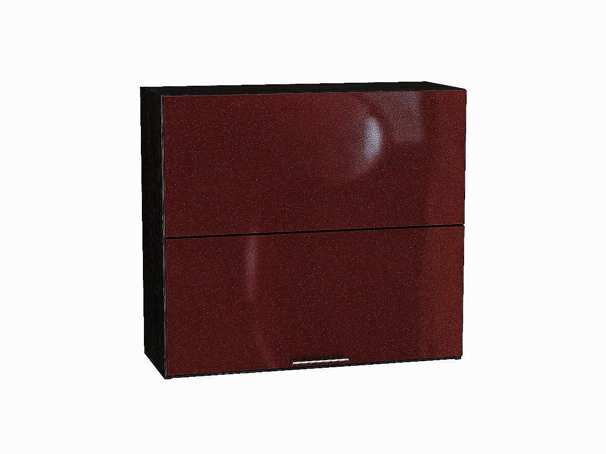 Шкаф верхний горизонтальный с подъемным механизмом Валерия-М, цвет: Гранатовый металлик Шкаф верхний горизонтальный с подъемным механизмом Валерия-М, цвет: Гранатовый металлик