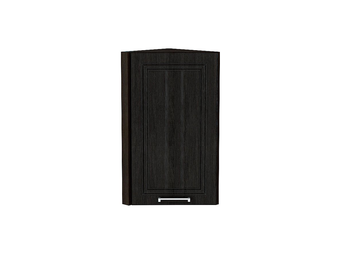 Шкаф верхний торцевой Прага, цвет: Венге Премиум Шкаф верхний торцевой Прага, цвет: Венге Премиум