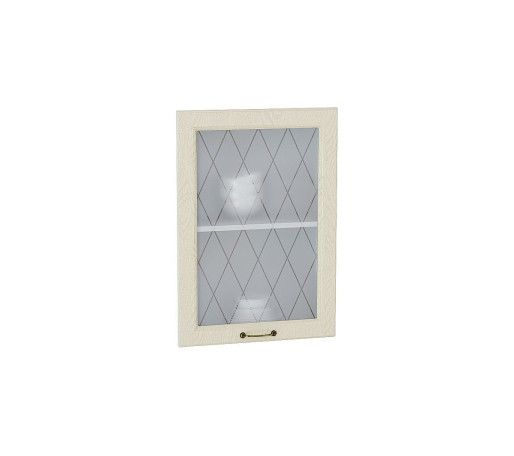 Комплект фасадов Ницца со стеклом для каркаса Ф-35 В500, цвет: Дуб крем