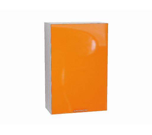 Шкаф верхний с 1-ой дверцей Валерия-М, цвет: Оранжевый глянец