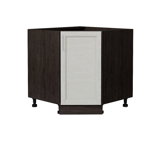 Шкаф нижний угловой (трапеция) Сканди, цвет: Cappuccino Softwood