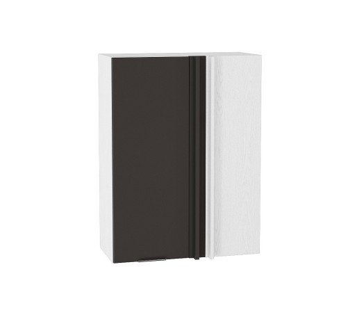 Шкаф верхний прямой угловой Терра, цвет: Смоки Софт