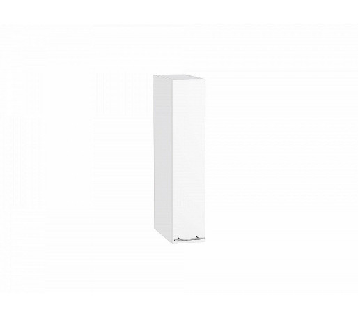 Шкаф верхний бутылочница Валерия-М, цвет: Белый глянец