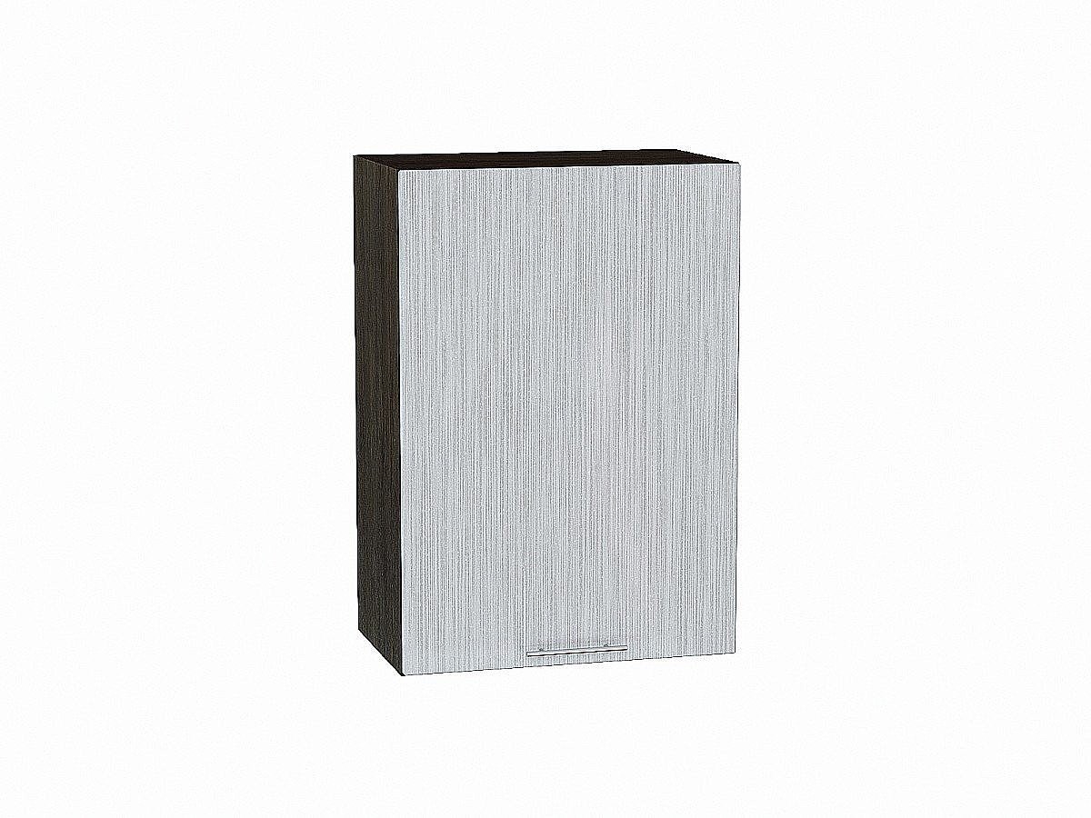 Шкаф верхний с 1-ой дверцей Валерия-М, цвет: Серый металлик дождь светлый Шкаф верхний с 1-ой дверцей Валерия-М, цвет: Серый металлик дождь светлый