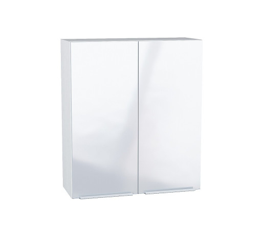 Шкаф верхний с 2-мя дверцами Фьюжн, цвет: Angel