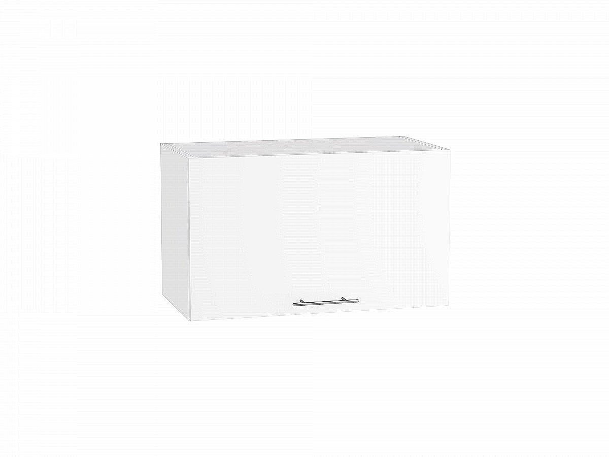 Шкаф верхний горизонтальный Валерия-М, цвет: Белый глянец Шкаф верхний горизонтальный Валерия-М, цвет: Белый глянец