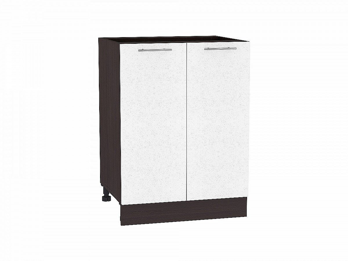 Шкаф нижний с 2-мя дверцами Валерия-М, цвет: Белый металлик Шкаф нижний с 2-мя дверцами Валерия-М, цвет: Белый металлик