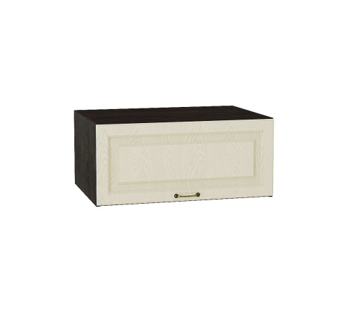 Шкаф верхний горизонтальный глубокий Ницца, цвет: Дуб крем