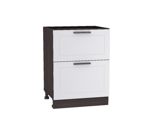 Шкаф нижний с 2-мя ящиками Глетчер, цвет: Гейнсборо Силк