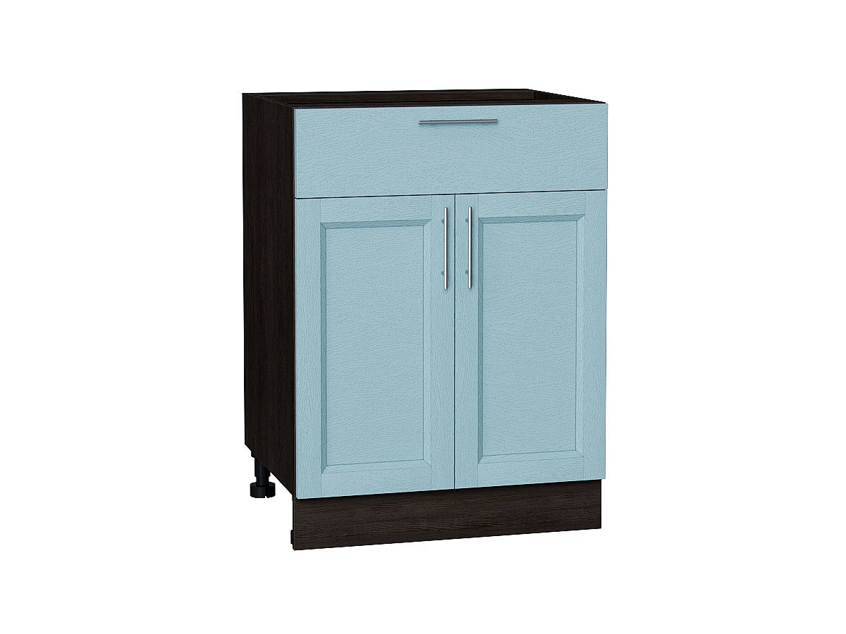 Шкаф нижний с 2-мя дверцами и ящиком Сканди, цвет: Sky Wood Шкаф нижний с 2-мя дверцами и ящиком Сканди, цвет: Sky Wood