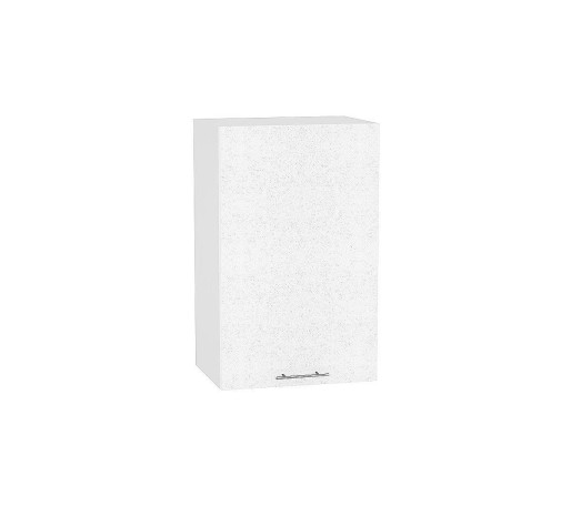 Шкаф верхний с 1-ой дверцей Валерия-М, цвет: Белый металлик