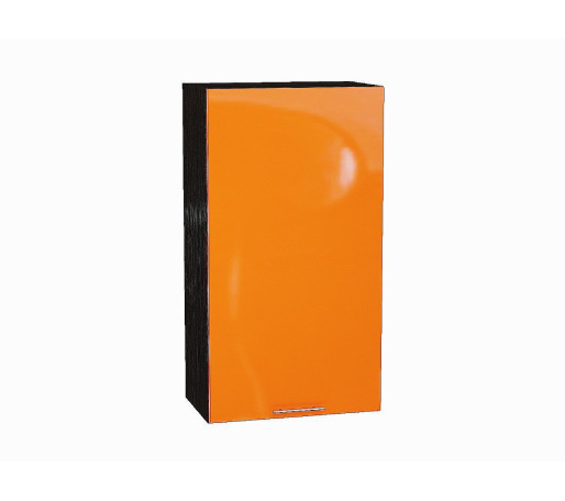 Шкаф верхний с 1-ой дверцей Валерия-М, цвет: Оранжевый глянец