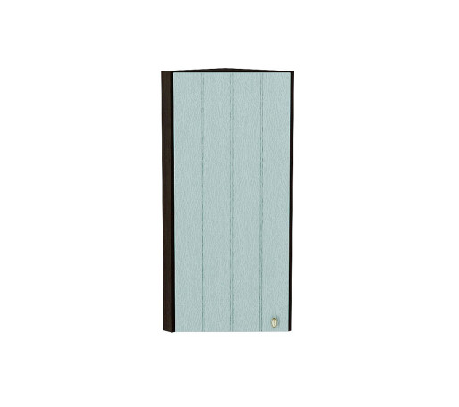 Шкаф верхний торцевой Прованс, цвет: Голубой