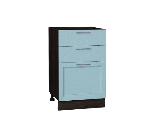 Шкаф нижний с 3-мя ящиками Сканди, цвет: Sky Wood