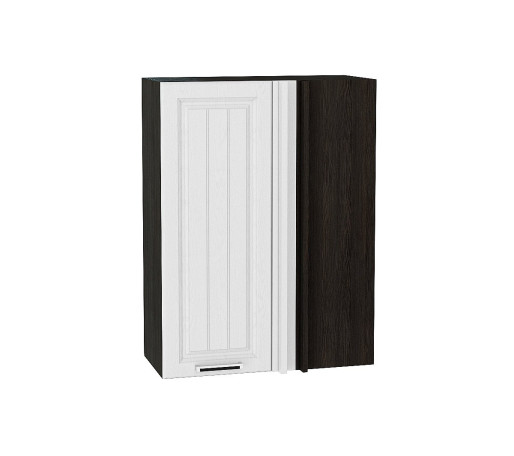 Шкаф верхний прямой угловой Прага, цвет: Белое дерево