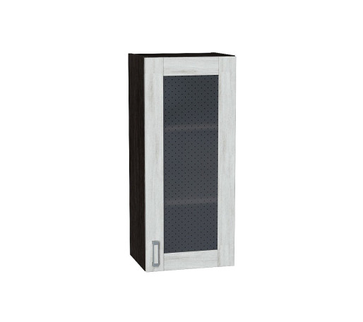 Шкаф верхний с 1-ой остекленной дверцей Лофт, цвет: Nordic Oak