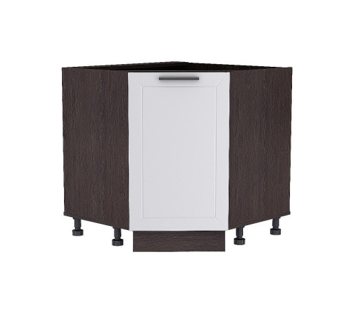 Шкаф нижний угловой (трапеция) Глетчер, цвет: Гейнсборо Силк