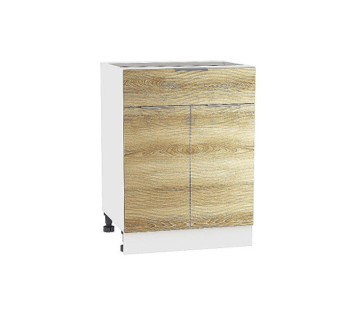 Шкаф нижний с 2-мя дверцами и ящиком Терра W, цвет: Ель Карпатская