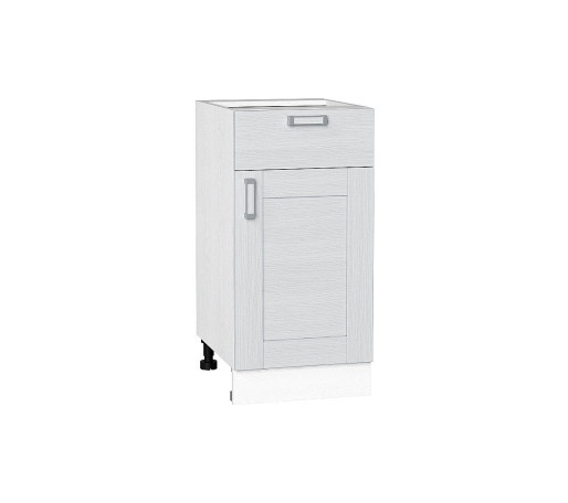 Шкаф нижний с 1-ой дверцей и ящиком Лофт, цвет: Snow Veralinga