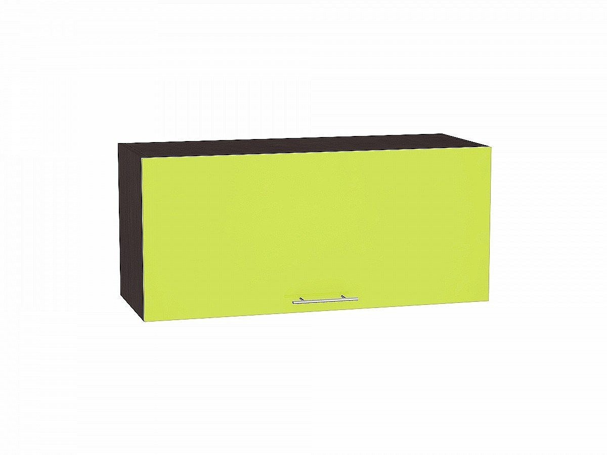 Шкаф верхний горизонтальный Валерия-М, цвет: Лайм глянец Шкаф верхний горизонтальный Валерия-М, цвет: Лайм глянец