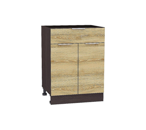 Шкаф нижний с 2-мя дверцами и ящиком Терра, цвет: Ель Карпатская