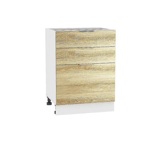 Шкаф нижний с 3-мя ящиками Терра W, цвет: Ель Карпатская