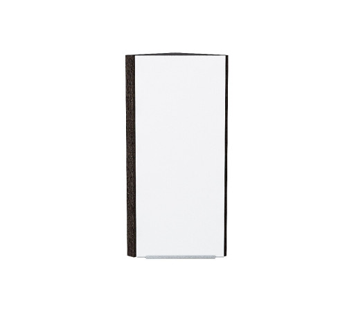 Шкаф верхний торцевой Фьюжн, цвет: Silky White