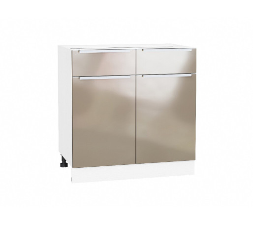 Шкаф нижний с 2-мя дверцами и 2-мя ящиками Фьюжн, цвет: Gallant