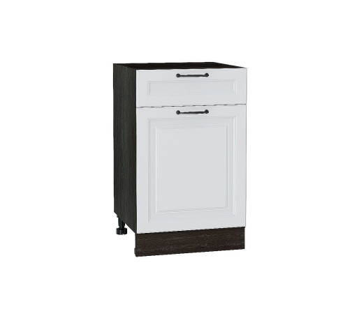 Шкаф нижний с 1-ой дверцей и ящиком Ницца, цвет: Blanco