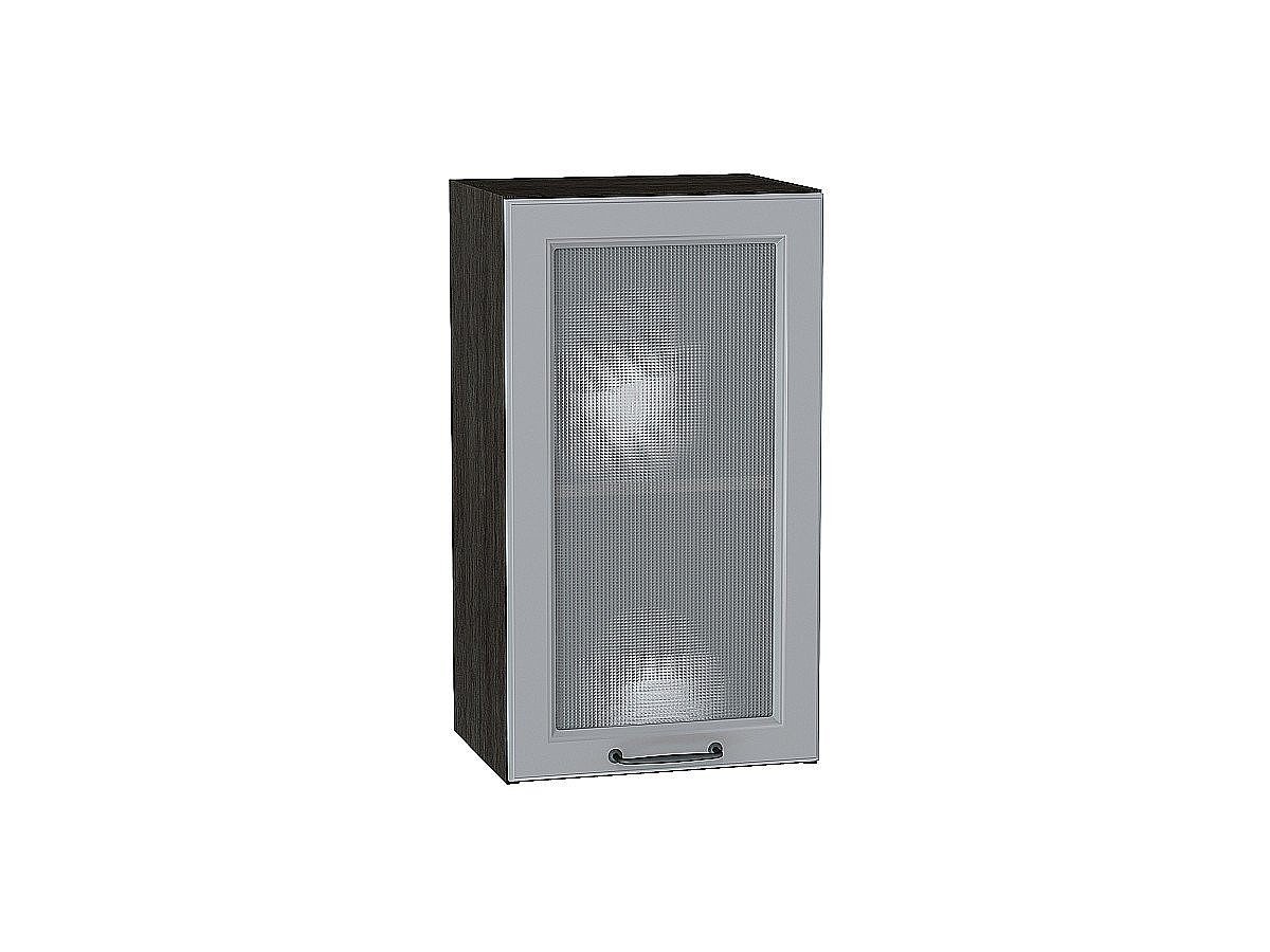 Шкаф верхний с 1-ой остекленной дверцей Ницца, цвет: Magnum Шкаф верхний с 1-ой остекленной дверцей Ницца, цвет: Magnum