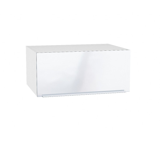 Шкаф верхний горизонтальный глубокий Фьюжн, цвет: Angel