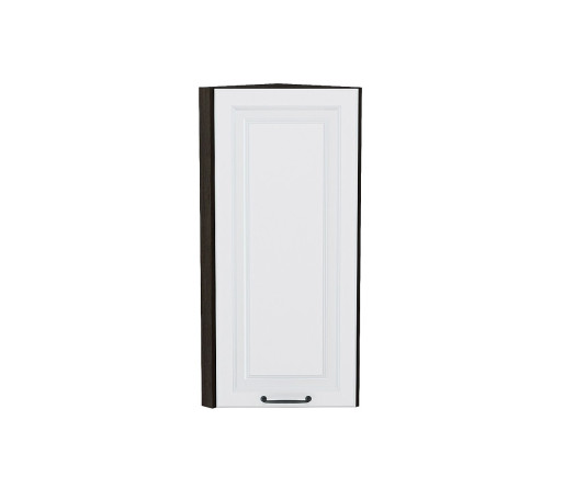 Шкаф верхний торцевой Ницца, цвет: Blanco