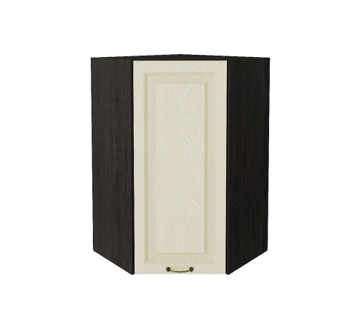 Шкаф верхний угловой Ницца, цвет: Дуб крем