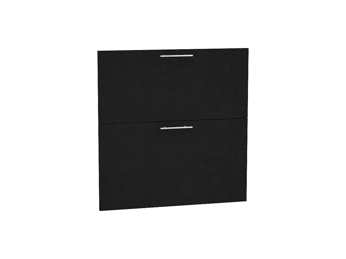 Комплект фасадов Валерия-М для каркаса Ф-42 Н602/ШП602, цвет: Черный металлик Комплект фасадов Валерия-М для каркаса Ф-42 Н602/ШП602, цвет: Черный металлик