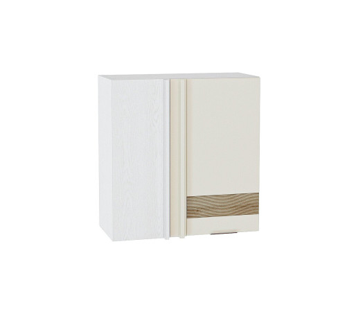 Шкаф верхний прямой угловой Терра DR, цвет: Ваниль софт