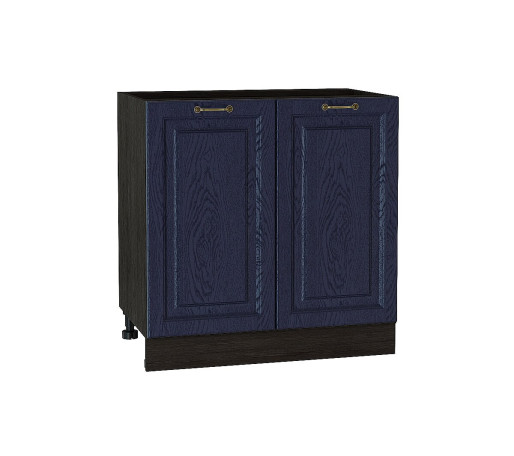 Шкаф нижний с 2-мя дверцами Ницца, цвет: Дуб синий