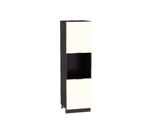 Шкаф пенал с 2-мя дверцами под технику Терра, цвет: Ваниль софт