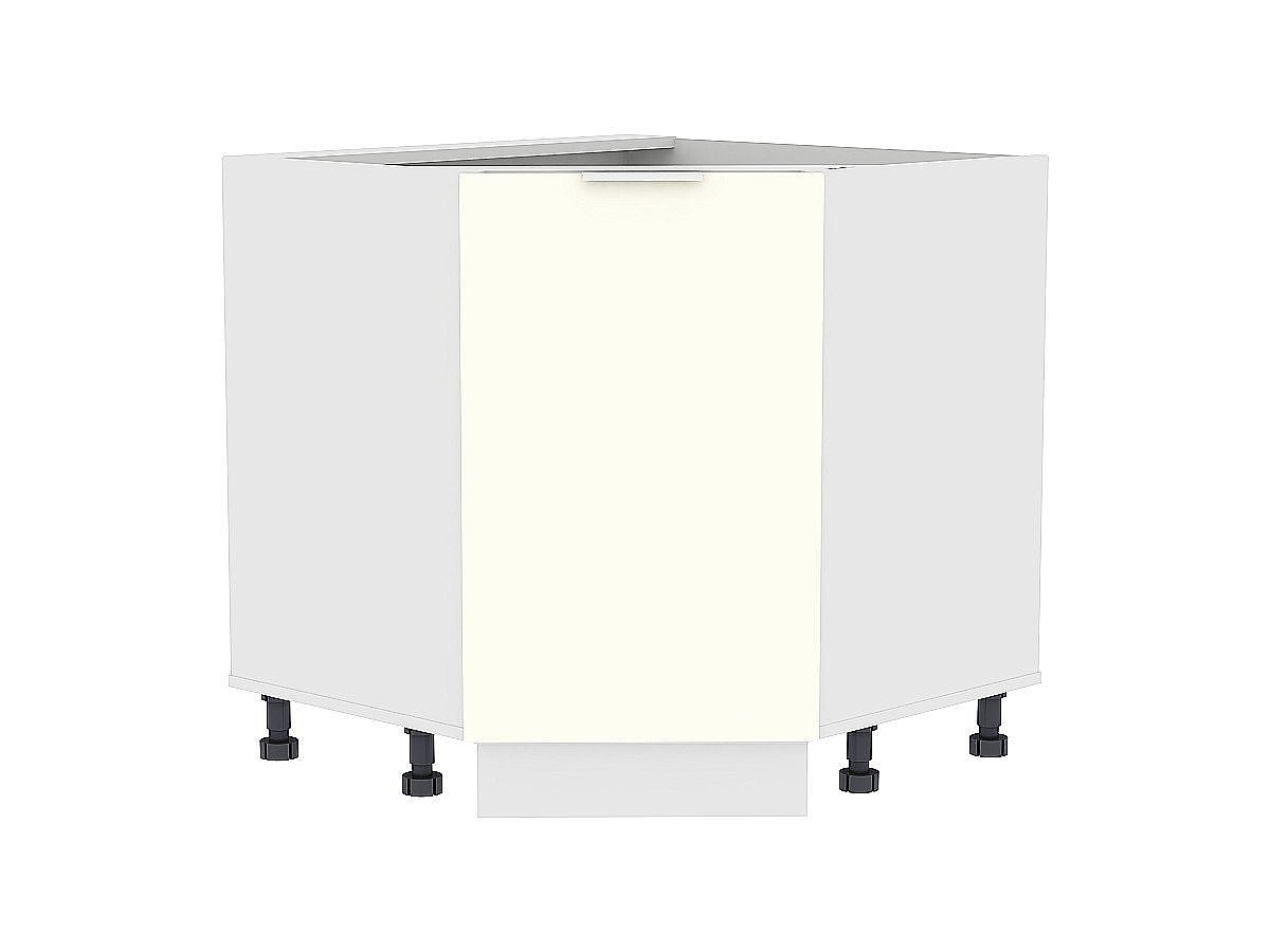 Шкаф нижний угловой (трапеция) Терра, цвет: Ваниль софт Шкаф нижний угловой (трапеция) Терра, цвет: Ваниль софт