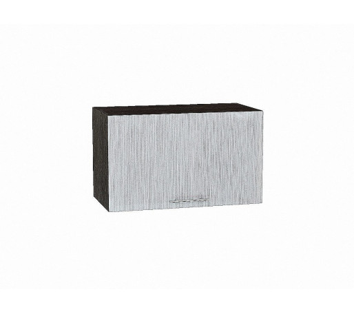 Шкаф верхний горизонтальный Валерия-М, цвет: Серый металлик дождь светлый