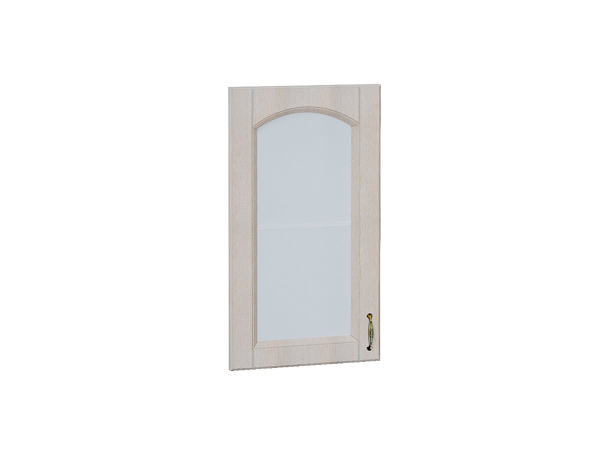 Комплект фасадов Верона со стеклом для каркаса Ф-25L В400, цвет: Ясень золото Комплект фасадов Верона со стеклом для каркаса Ф-25L В400, цвет: Ясень золото